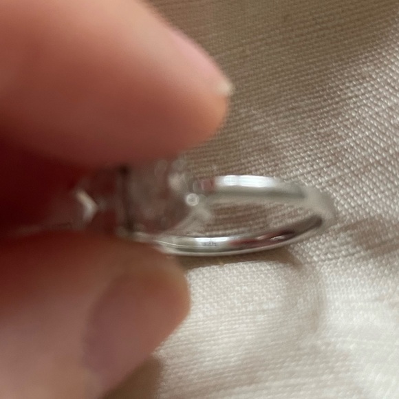 Moissanite Toi Et Moi Ring Size 5 - Picture 6 of 7